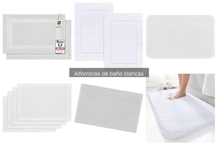 Cómo elegir la alfombra de baño blanca perfecta para ti