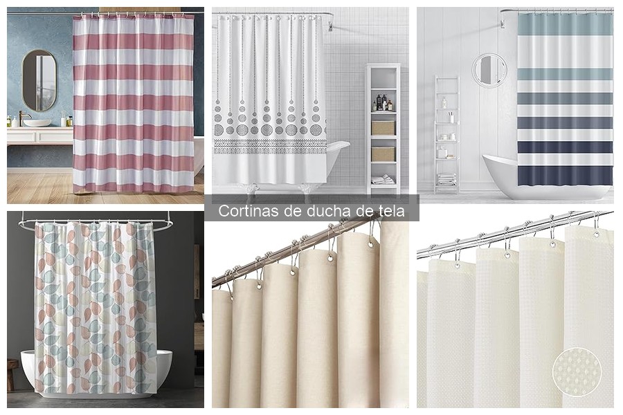 Cómo elegir la cortina de ducha de tela perfecta