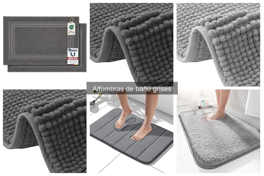 Cómo elegir la mejor alfombra de baño gris según tu piso