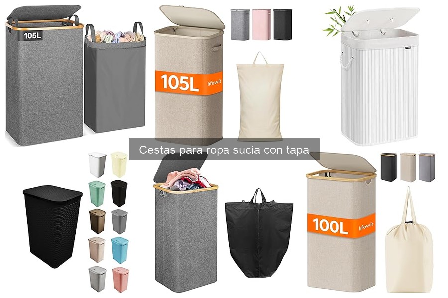 Cómo elegir la mejor cesta para ropa sucia con tapa