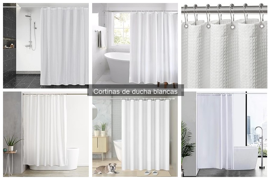 Cómo Elegir la Mejor Cortina de Ducha Blanca: Guía de Compra