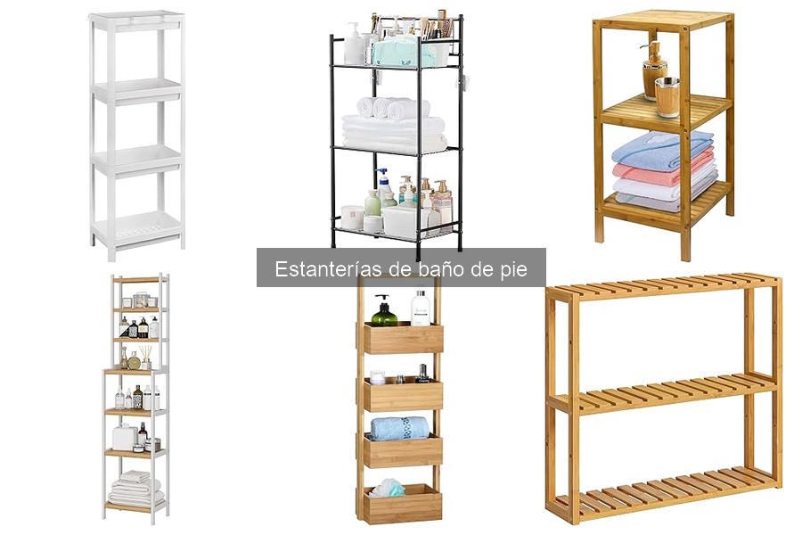 Cómo elegir la mejor estantería de baño de pie
