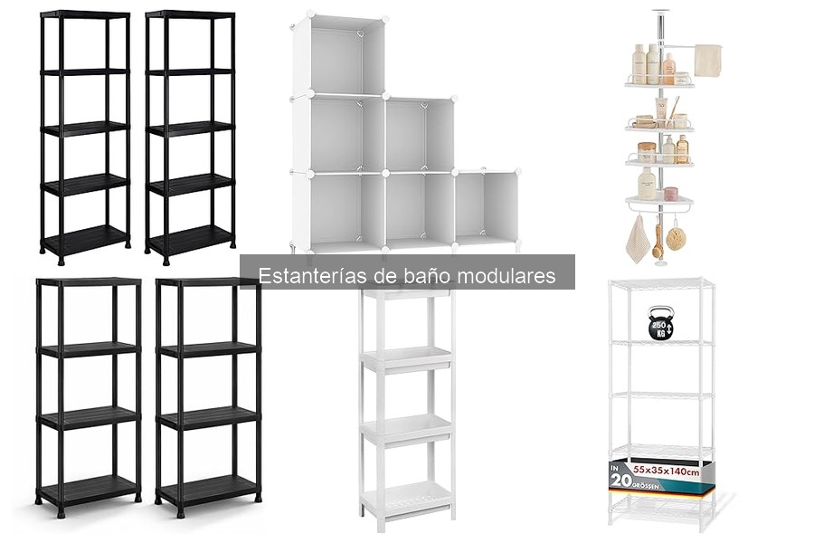 Cómo elegir la mejor estantería de baño modular