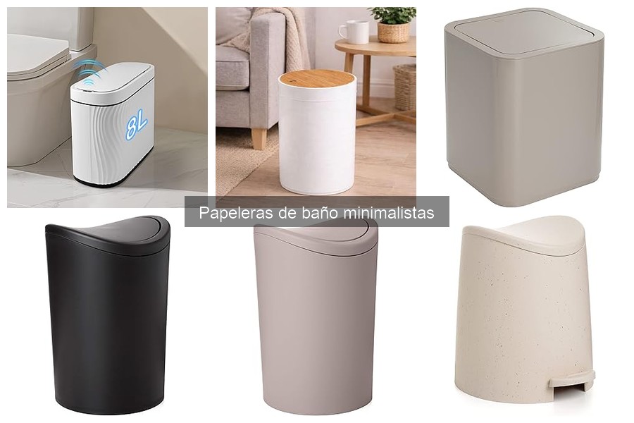 Cómo elegir la mejor papelera de baño minimalista