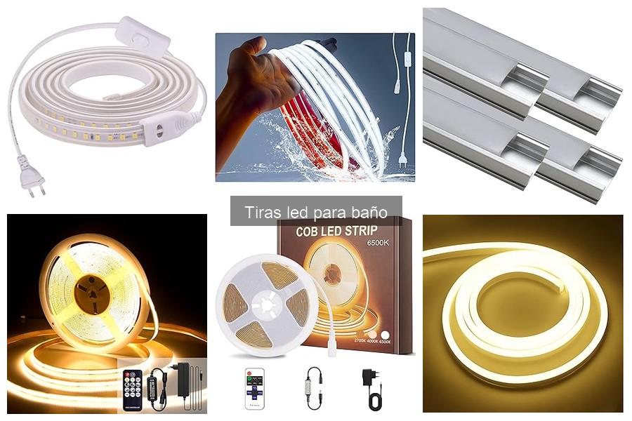 Cómo elegir las tiras LED adecuadas para tu baño
