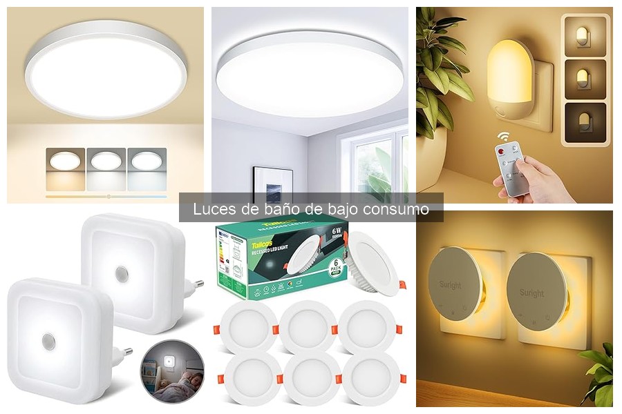Cómo elegir luces de baño de bajo consumo: guía completa