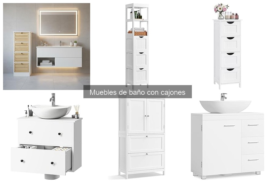 Cómo Elegir Muebles de Baño con Cajones: Guía de Compra