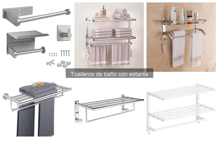 Cómo elegir un toallero de baño con estante perfecto