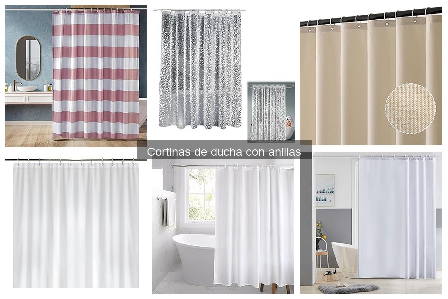 Cómo instalar cortinas de ducha con anillas de manera fácil