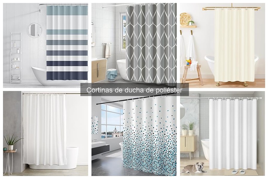 Cómo instalar cortinas de ducha de poliéster fácilmente