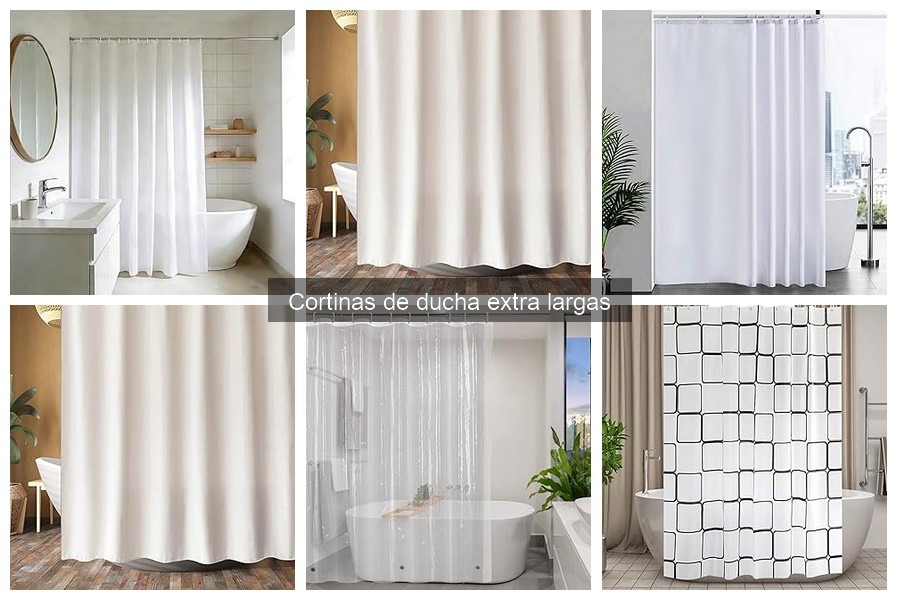 Cómo instalar cortinas de ducha extra largas fácilmente