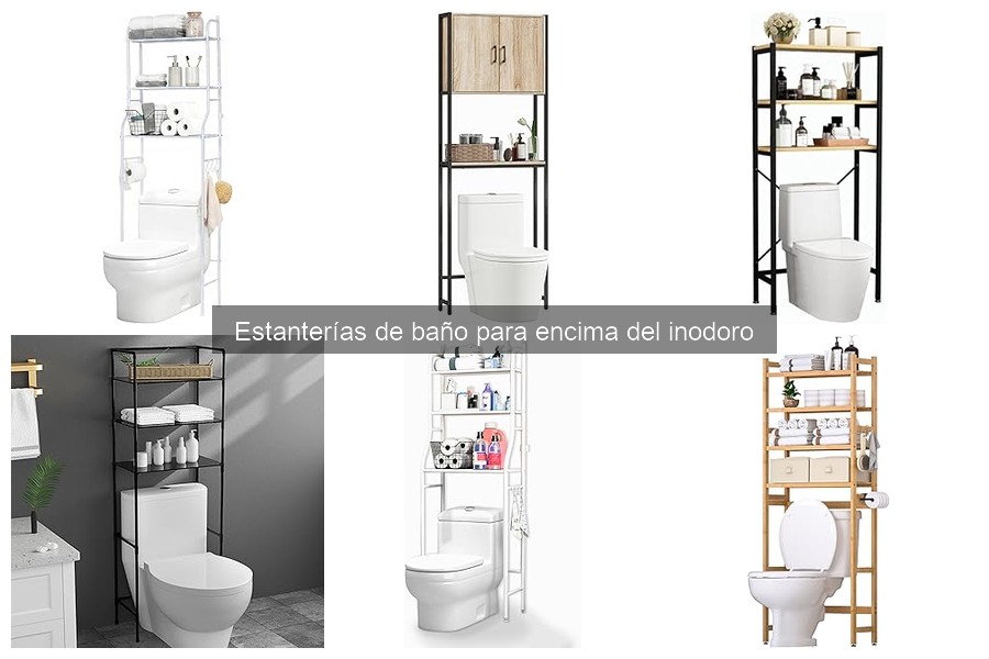 Cómo instalar estanterías de baño encima del inodoro