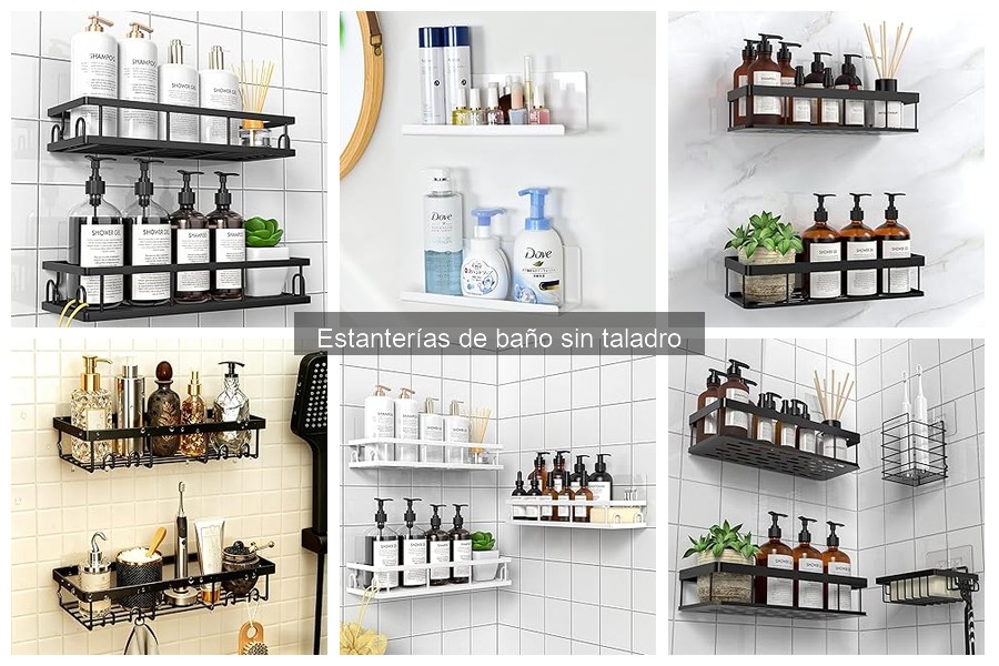 Cómo Instalar Estanterías de Baño Sin Taladro: Guía Práctica