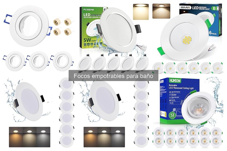Cómo Instalar Focos Empotrables en el Baño: Guía Paso a Paso