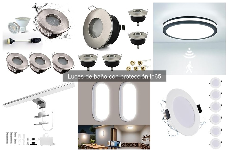 Cómo instalar luces de baño con protección IP65: guía práctica