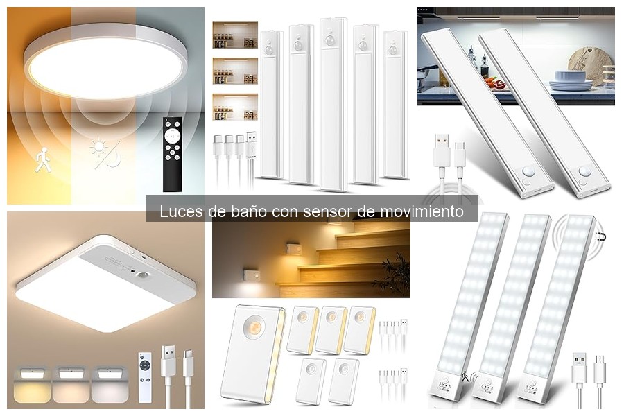 Cómo instalar luces de baño con sensor de movimiento
