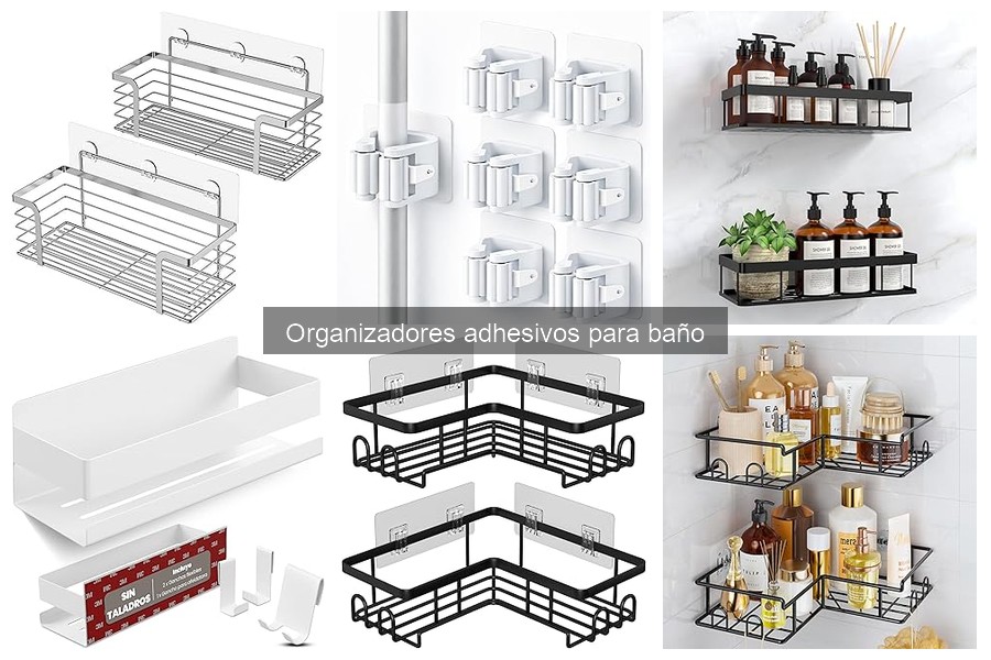 Cómo Instalar Organizadores Adhesivos en el Baño