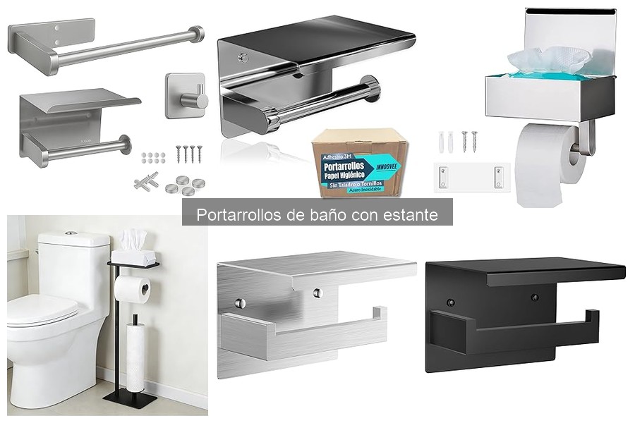 Cómo instalar un portarrollos de baño con estante fácilmente