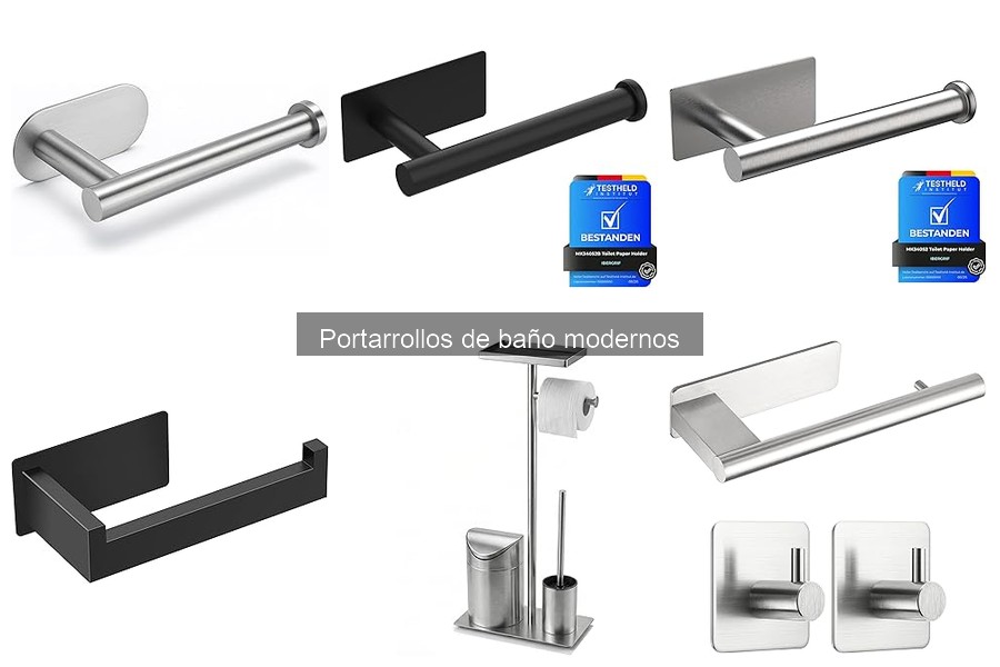 Cómo instalar un portarrollos de baño moderno fácilmente