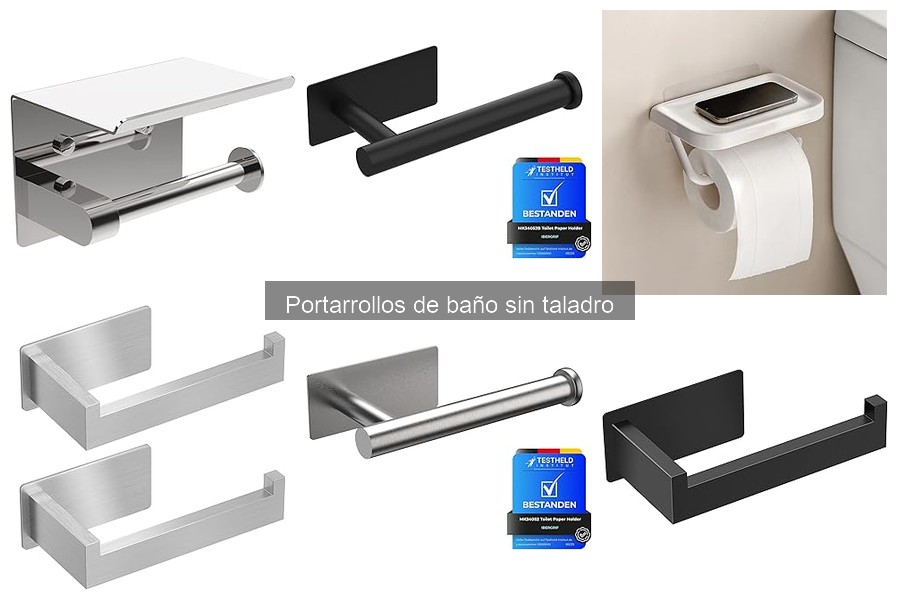 Cómo instalar un portarrollos de baño sin taladro fácilmente