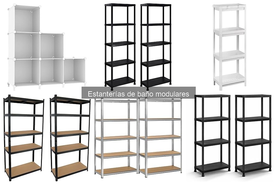 Cómo instalar una estantería de baño modular fácilmente
