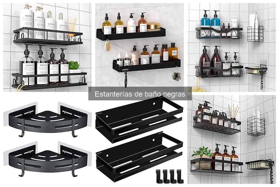 Cómo Instalar una Estantería de Baño Negra: Guía Práctica