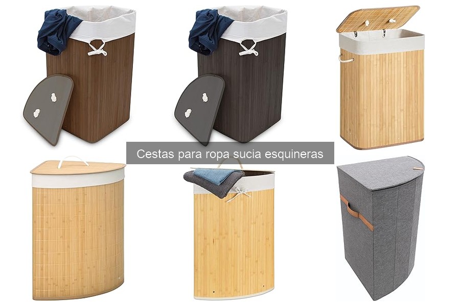 Cómo instalar y utilizar cestas para ropa sucia esquineras