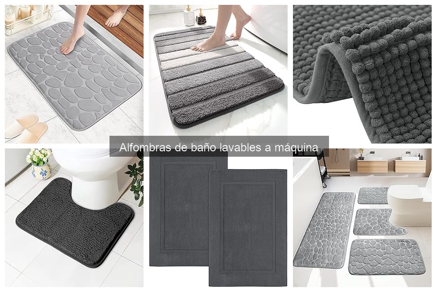 Cómo lavar y mantener alfombras de baño lavables a máquina