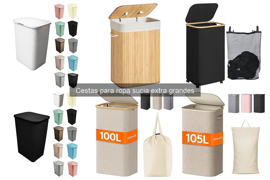 Cómo limpiar cestas para ropa sucia extra grandes