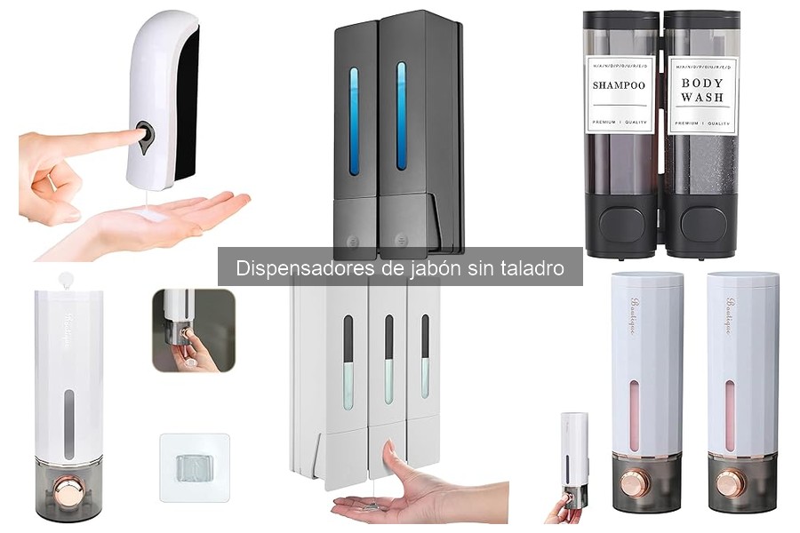 Cómo limpiar dispensadores de jabón sin taladro fácilmente