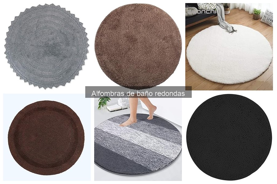 Cómo limpiar y mantener alfombras de baño redondas
