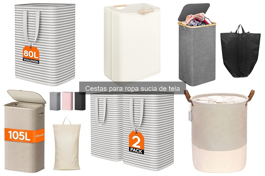 Cómo limpiar y mantener cestas de ropa sucia de tela