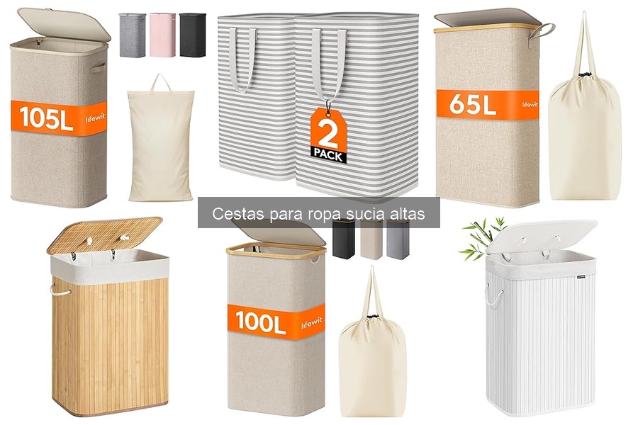 Cómo limpiar y mantener cestas para ropa sucia altas