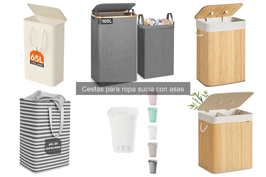 Cómo limpiar y mantener cestas para ropa sucia con asas