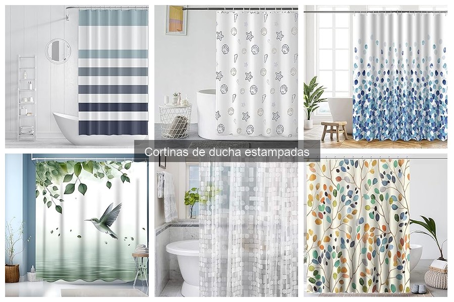 Cómo limpiar y mantener cortinas de ducha estampadas