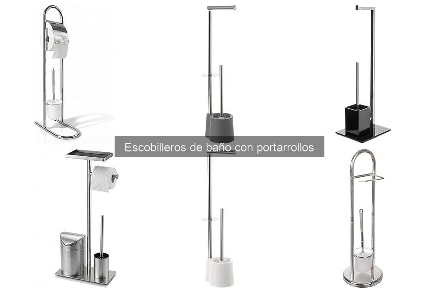 Cómo limpiar y mantener escobilleros con portarrollos