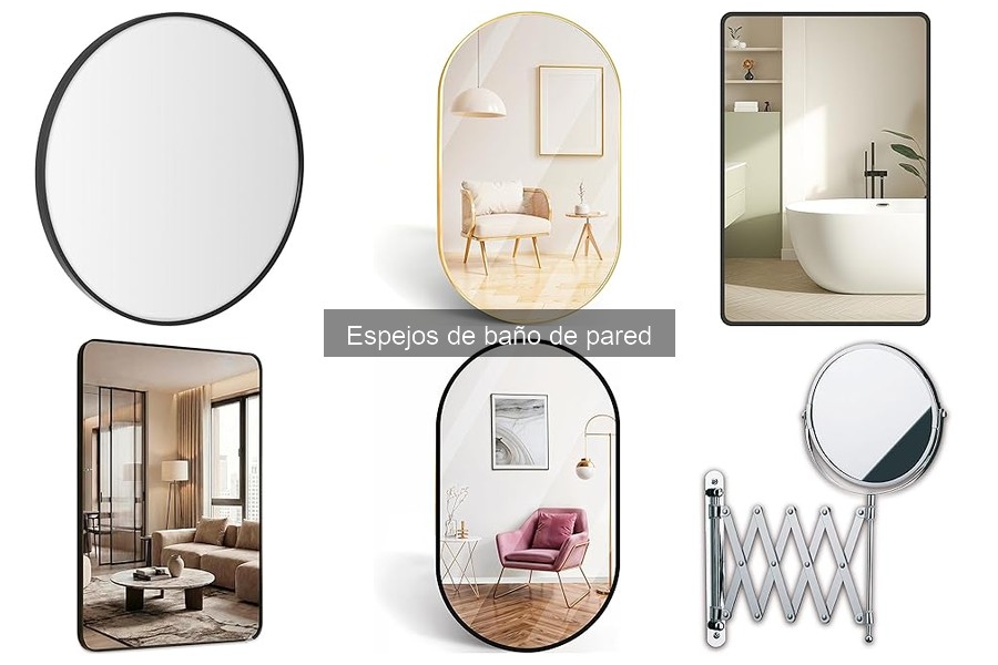 Cómo limpiar y mantener espejos de baño de pared