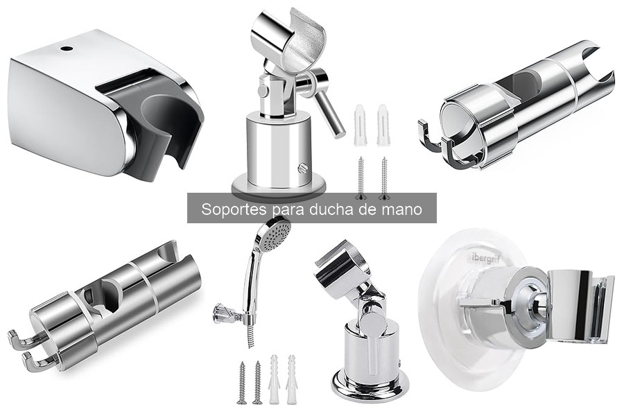 Cómo limpiar y mantener soportes para ducha de mano
