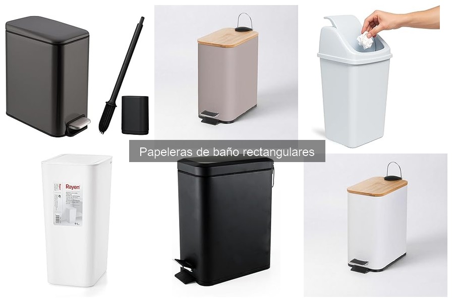 Cómo limpiar y mantener tu papelera de baño rectangular