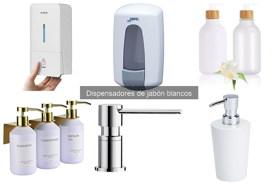 Cómo limpiar y mantener un dispensador de jabón blanco
