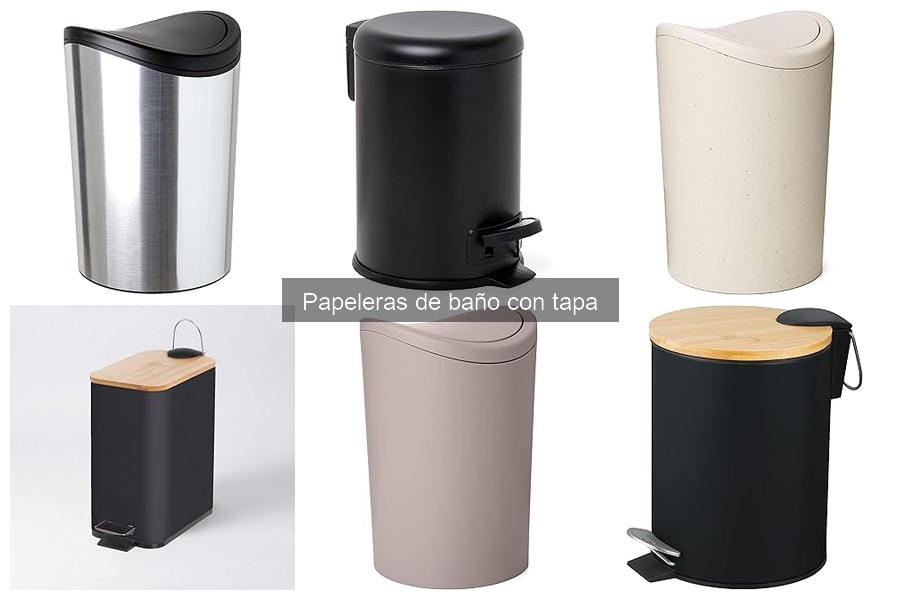 Cómo limpiar y mantener una papelera de baño con tapa
