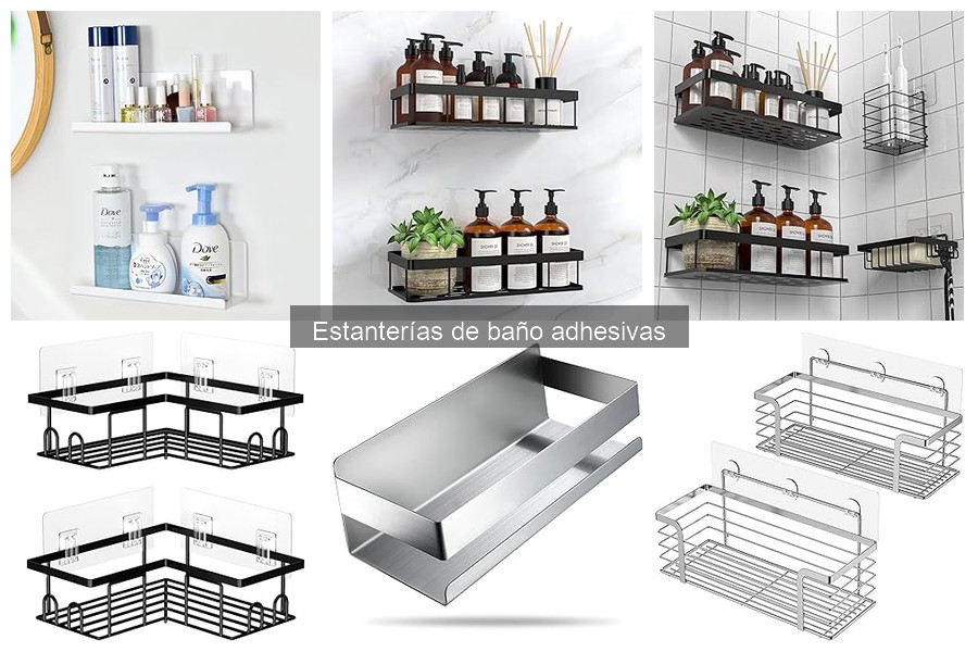 Cómo mantener estanterías de baño adhesivas en perfectas condiciones