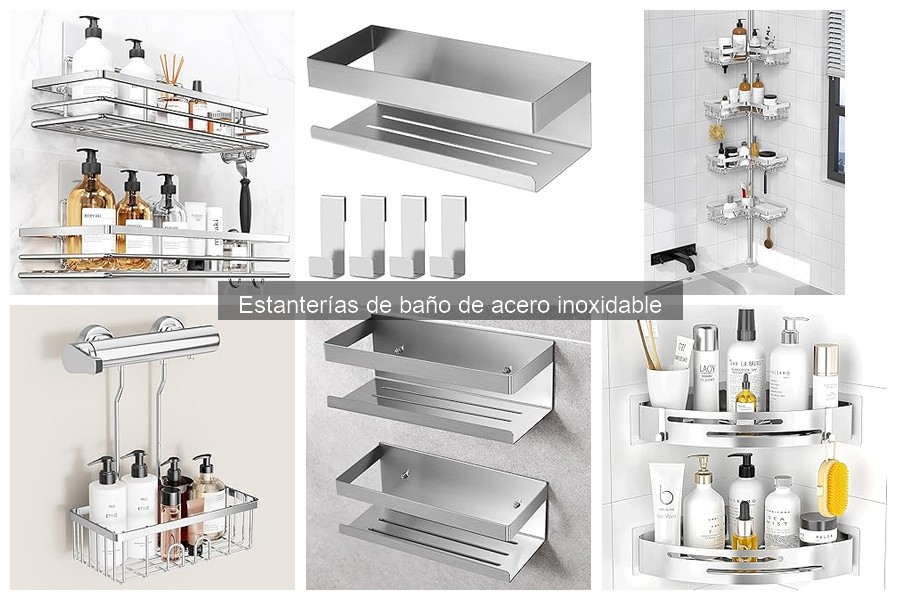 Cómo mantener estanterías de baño de acero inoxidable