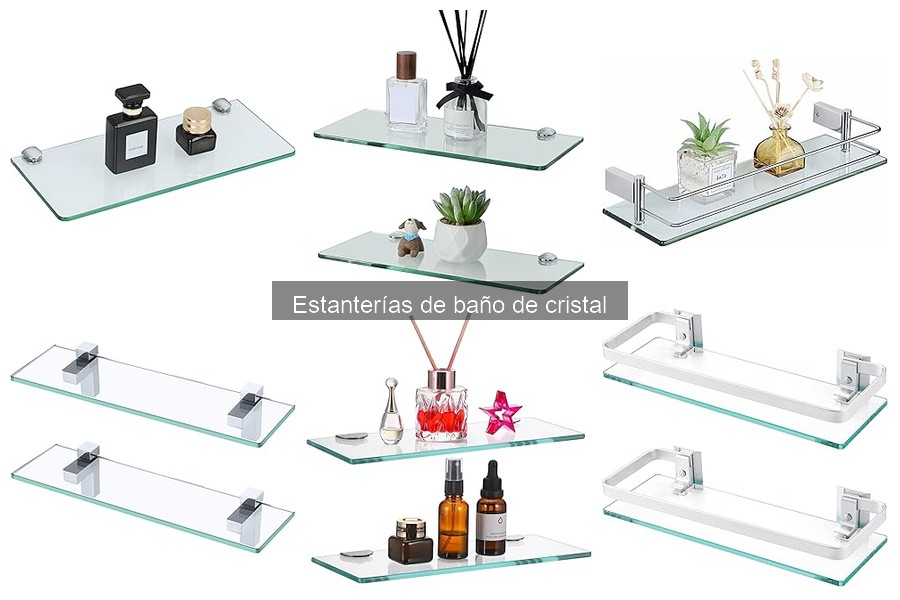 Cómo mantener estanterías de baño de cristal en perfecto estado