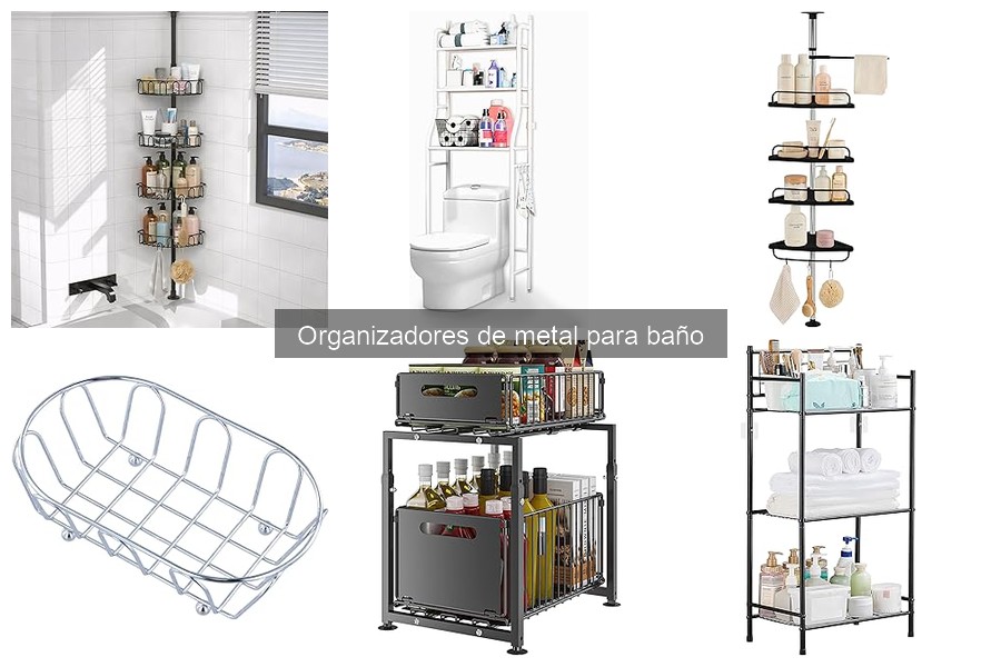 Cómo mantener organizadores de metal para baño en perfectas condiciones
