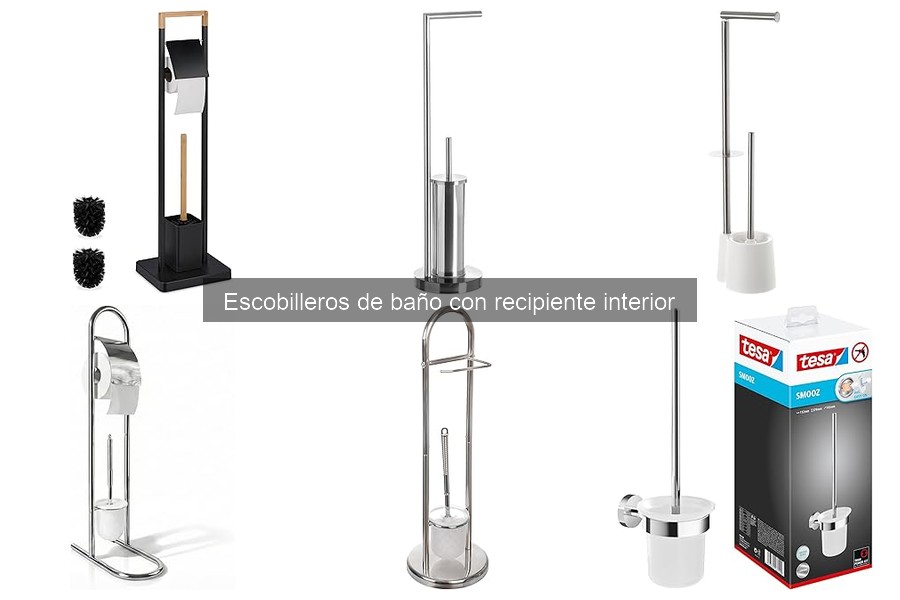 Cómo mantener un escobillero de baño con recipiente interior