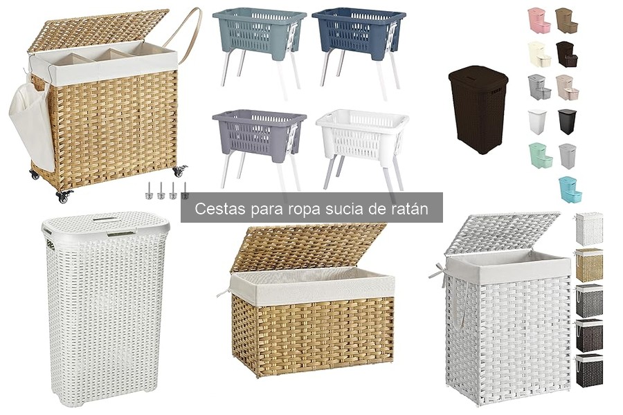 Cómo Organizar la Ropa Sucia en Cestas de Ratán