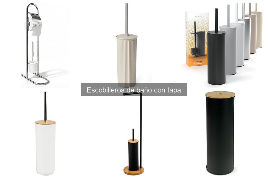 Cómo usar un escobillero de baño con tapa correctamente