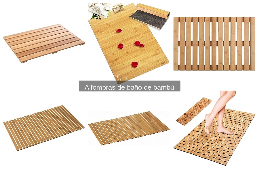 Comparativa: Alfombras de baño de bambú vs otros materiales