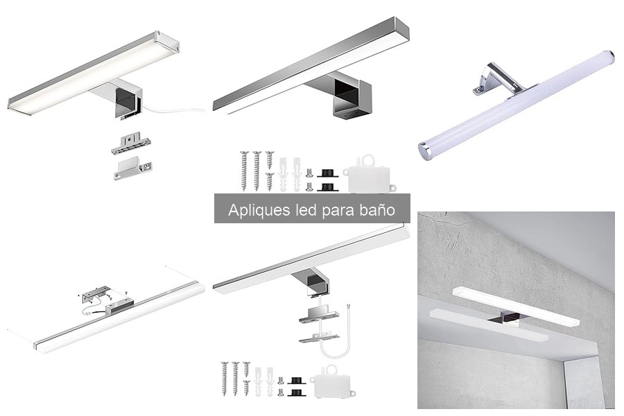 Comparativa: Apliques LED vs Apliques Tradicionales para Baño